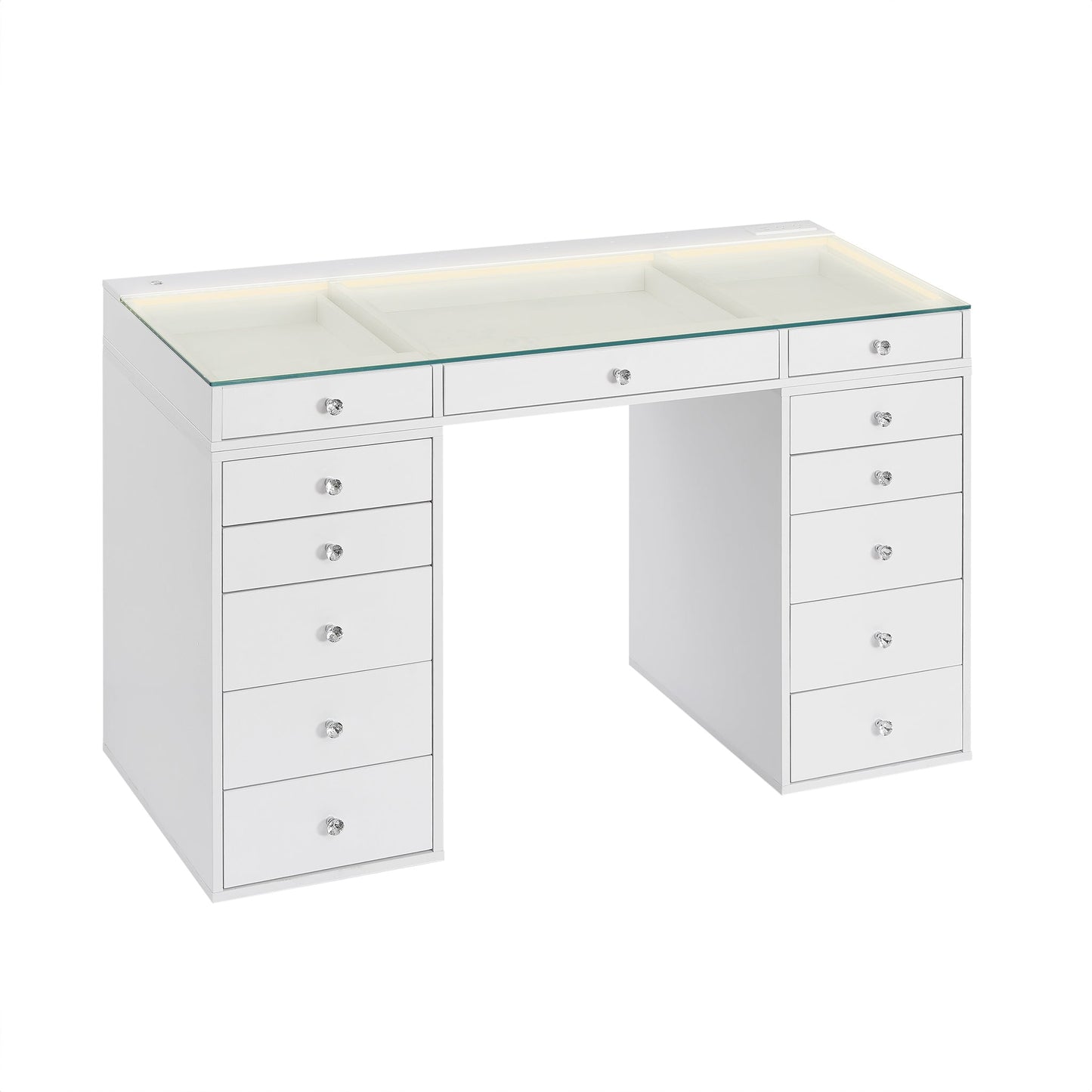 SlayStation® Lumina Plus 2.0 Vanity Table w/ LED Light