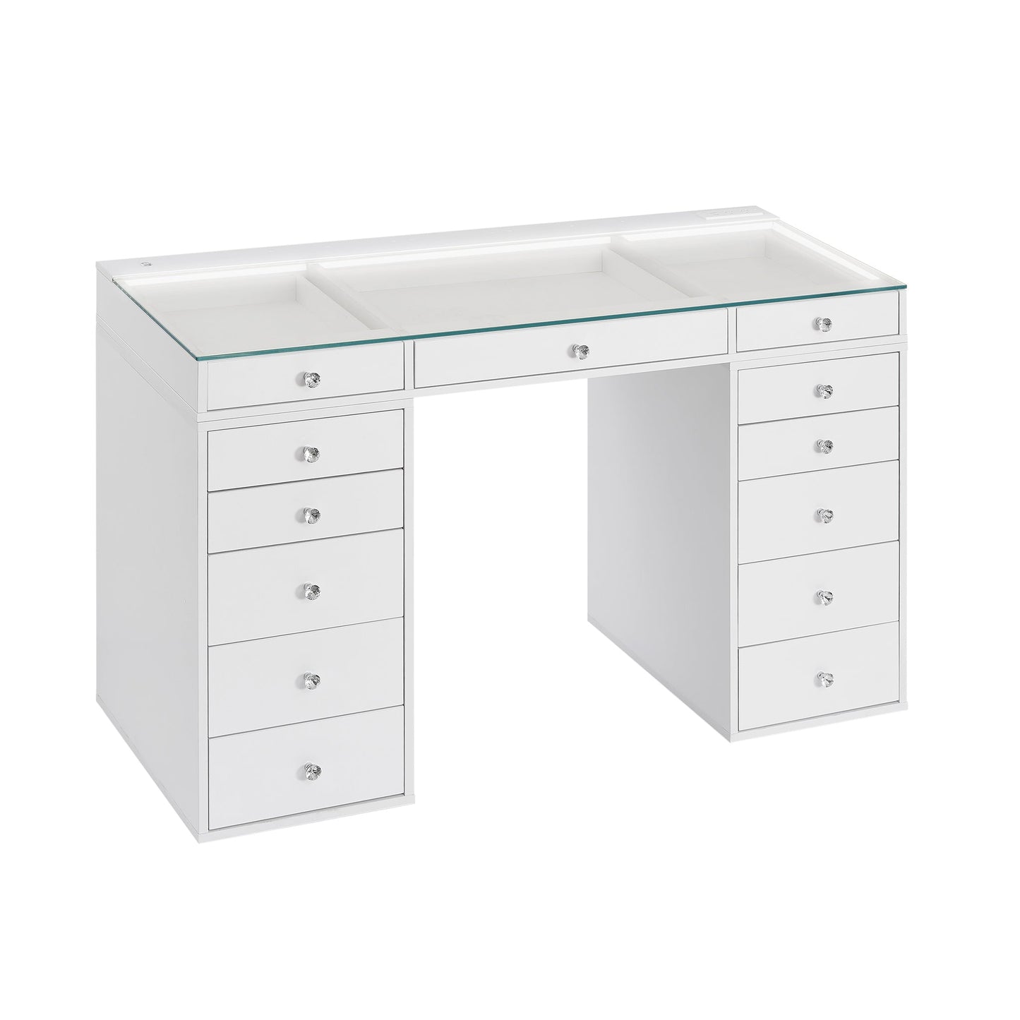 SlayStation® Lumina Plus 2.0 Vanity Table w/ LED Light