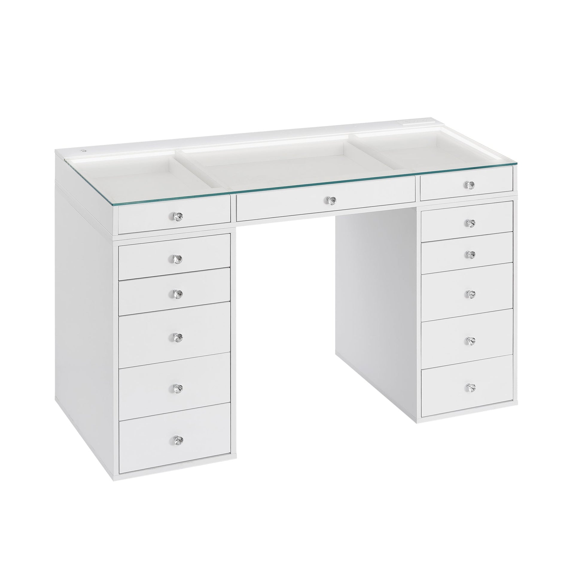 SlayStation® Lumina Plus 2.0 Vanity Table w/ LED Light