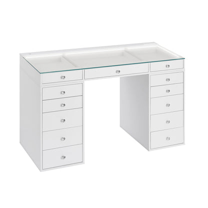 SlayStation® Lumina Plus 2.0 Vanity Table w/ LED Light