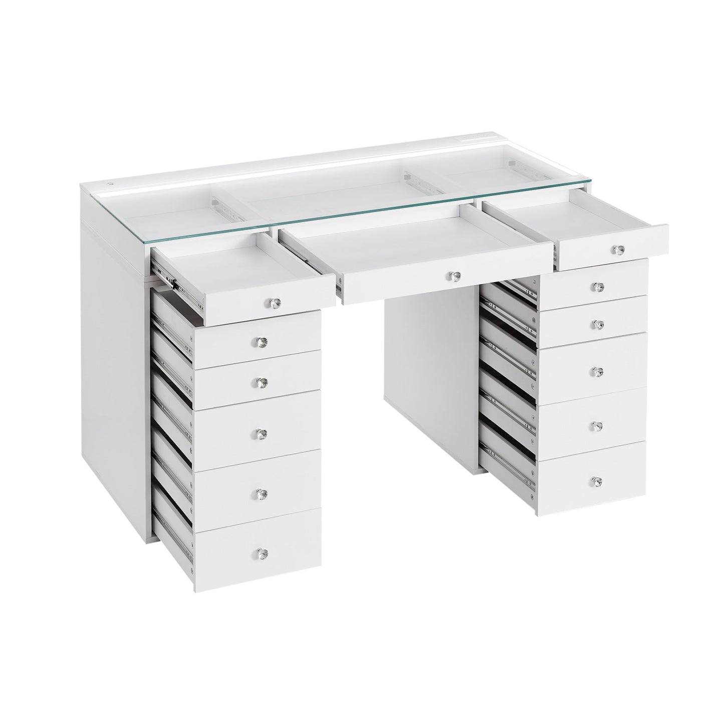 SlayStation® Lumina Plus 2.0 Vanity Table w/ LED Light