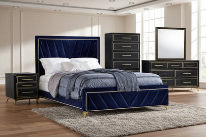 Auryn Navy Bedroom Set