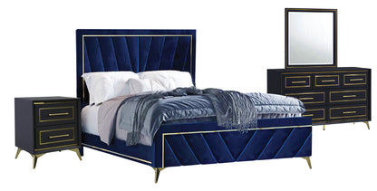 Auryn Navy Bedroom Set