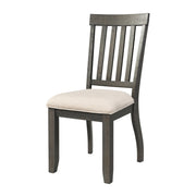 Stone Dining 10pc Set-Table, 6 Side Chairs, 2 Parson Chairs, & Server