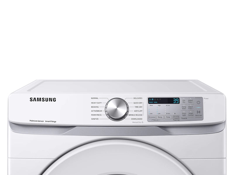 7.5 cu. ft. Smart Gas Dryer with Sensor Dry in White