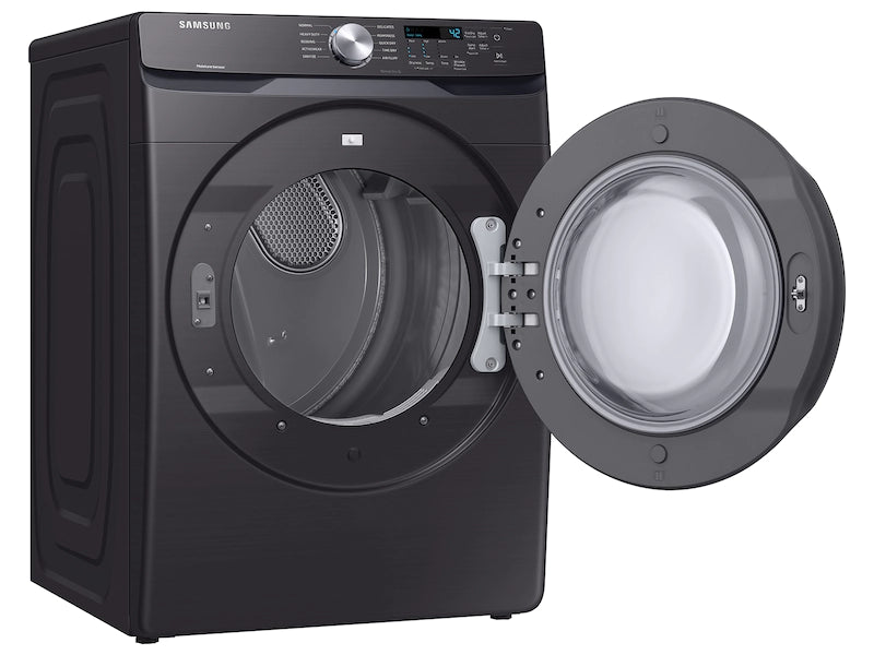 7.5 cu. ft. Electric Dryer with Sensor Dry in Brushed Black