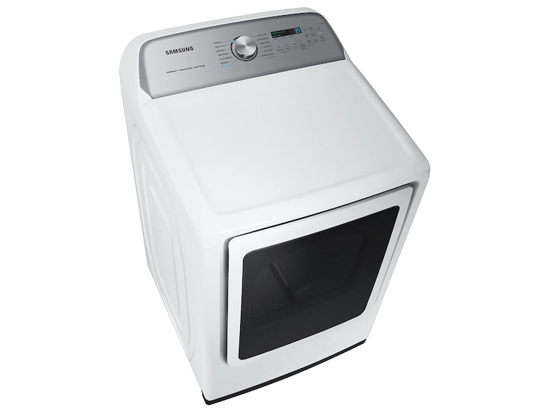 7.4 cu. ft. Smart Electric Dryer with Steam Sanitize+ in White
