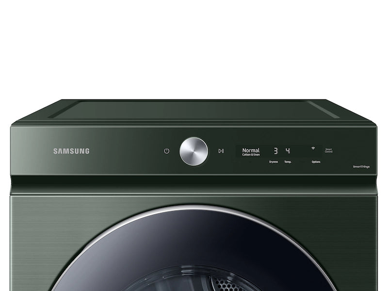 Bespoke 7.6 cu. ft. Ultra Capacity Electric Dryer with AI Optimal Dry and Super Speed Dry in Forest Green