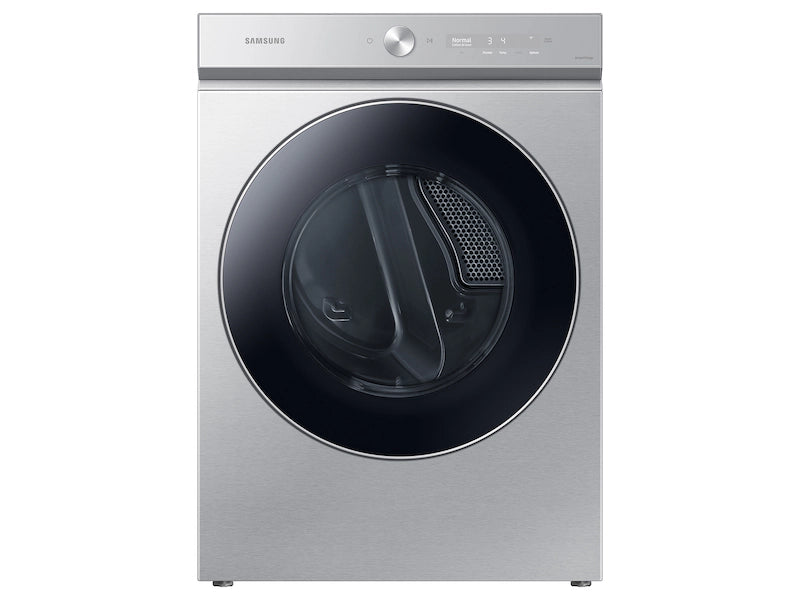 Bespoke 7.6 cu. ft. Ultra Capacity Electric Dryer with AI Optimal Dry and Super Speed Dry in Silver Steel