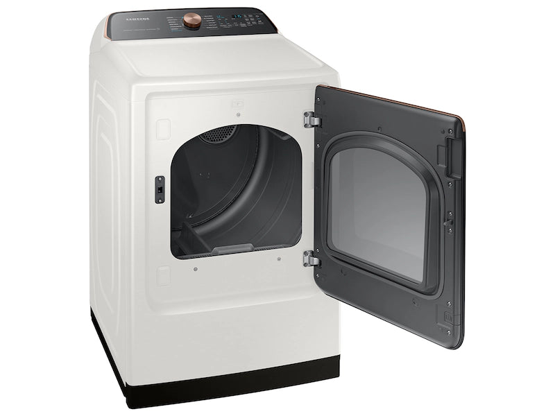 7.4 cu. ft. Smart Electric Dryer with Steam Sanitize+ in Ivory