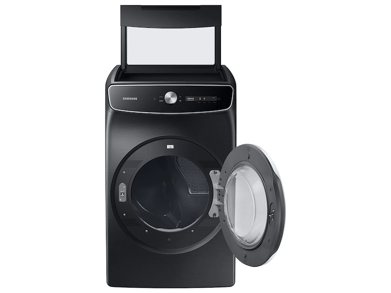 7.5 cu. ft. Smart Dial Gas Dryer with FlexDry™ and Super Speed Dry in Brushed Black