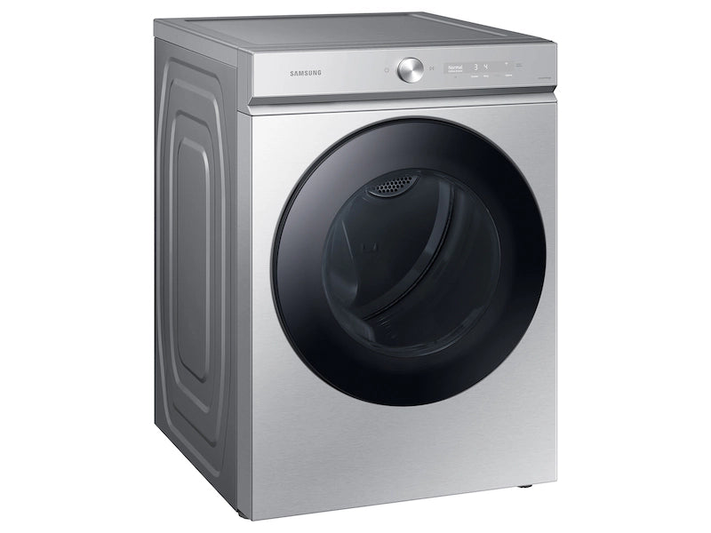 Bespoke 7.6 cu. ft. Ultra Capacity Electric Dryer with Super Speed Dry and AI Smart Dial in Silver Steel