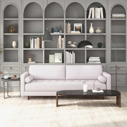 Sofá de lino beige Anthony