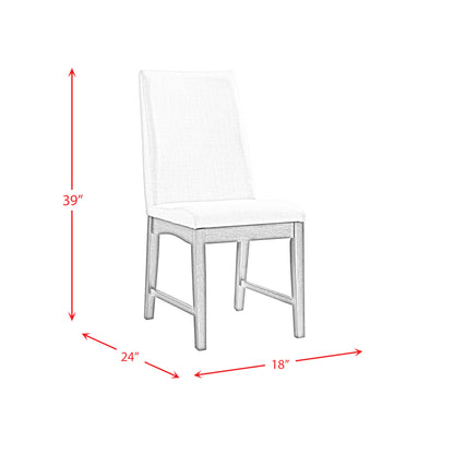 Dapper Dining Side Chair (Walnut Finish) (2 Per Pack) (Set of 2)