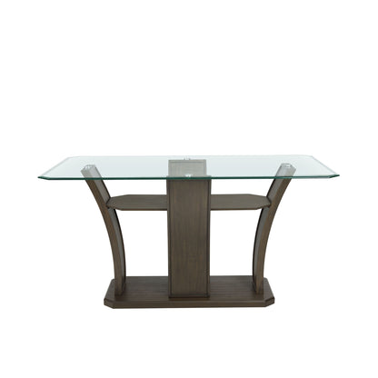 Dapper Rectangular Counter Dining Table in Walnut