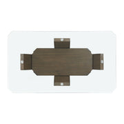 Dapper Rectangular Counter Dining Table in Walnut