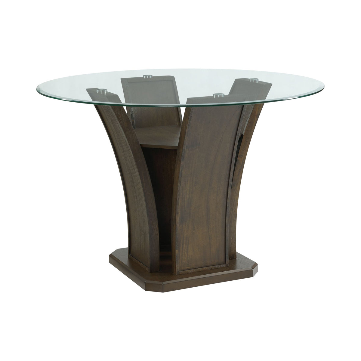 Dapper 5Pc Round Counter Height Dining Set-Table & Four Chairs