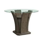 Dapper Grey Round Counter Table