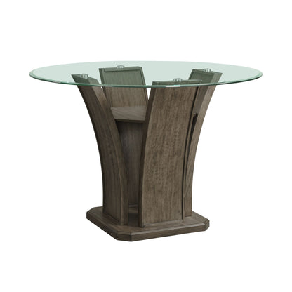 Dapper Grey Round Counter Table