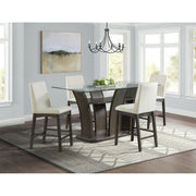 Dapper Rectangular Counter Dining 5PC Set-Table and Four Chairs