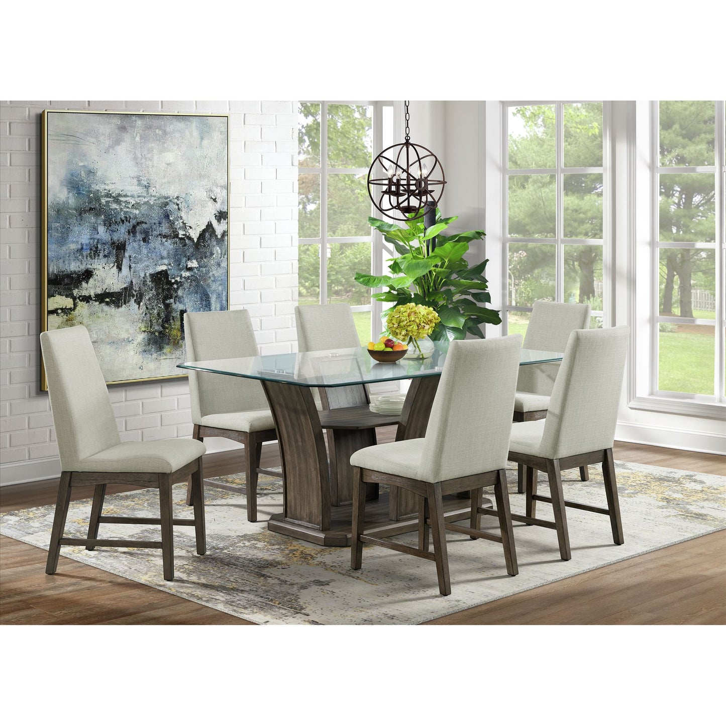Dapper Grey Rectangular Dining Table