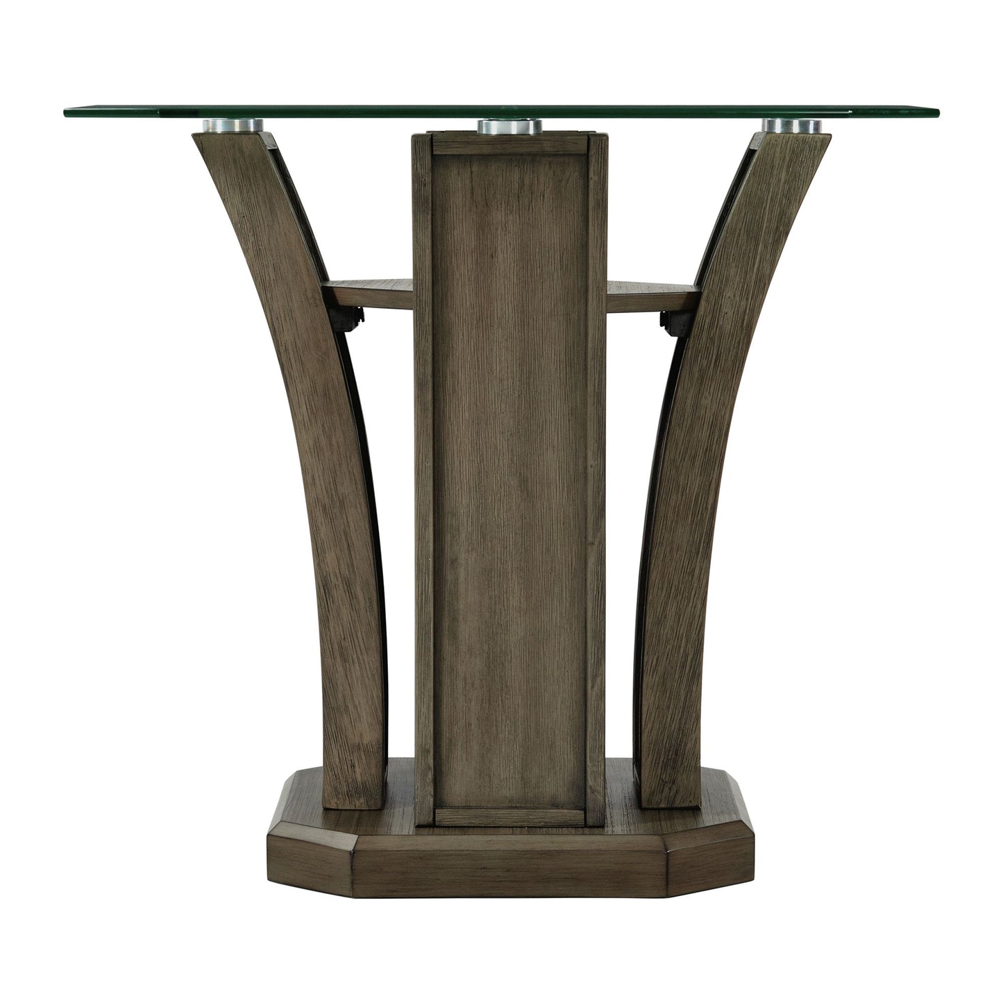 Dapper Square End Table Grey