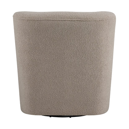 Deacon Swivel Chair in Feather Tan