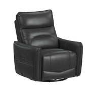 Deco P1 Recliner with Glider and Swivel in Del Mar Grey