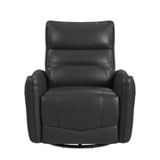 Deco P1 Recliner with Glider and Swivel in Del Mar Grey