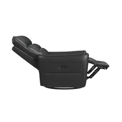 Deco P1 Recliner with Glider and Swivel in Del Mar Grey