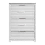 Denmark Full UPH 3PC Bedroom Set with Lights in White