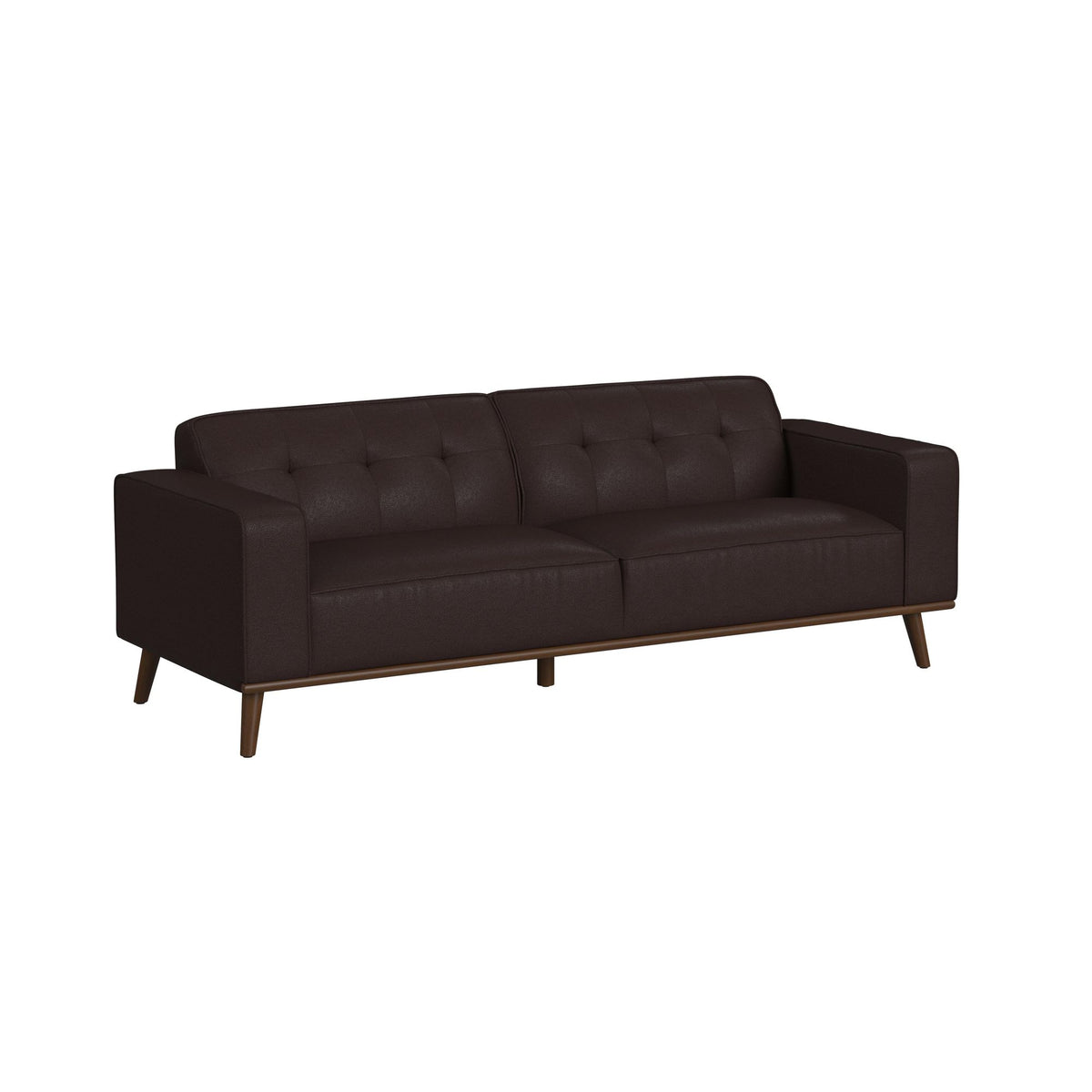 Destiny 2Pc Living Room Set In Pebble Brown-Sofa & Loveseat