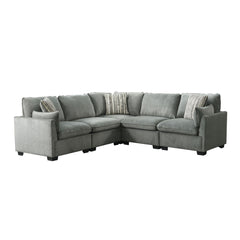 Deville Modular 6PC Living Room Set in Nova Grey