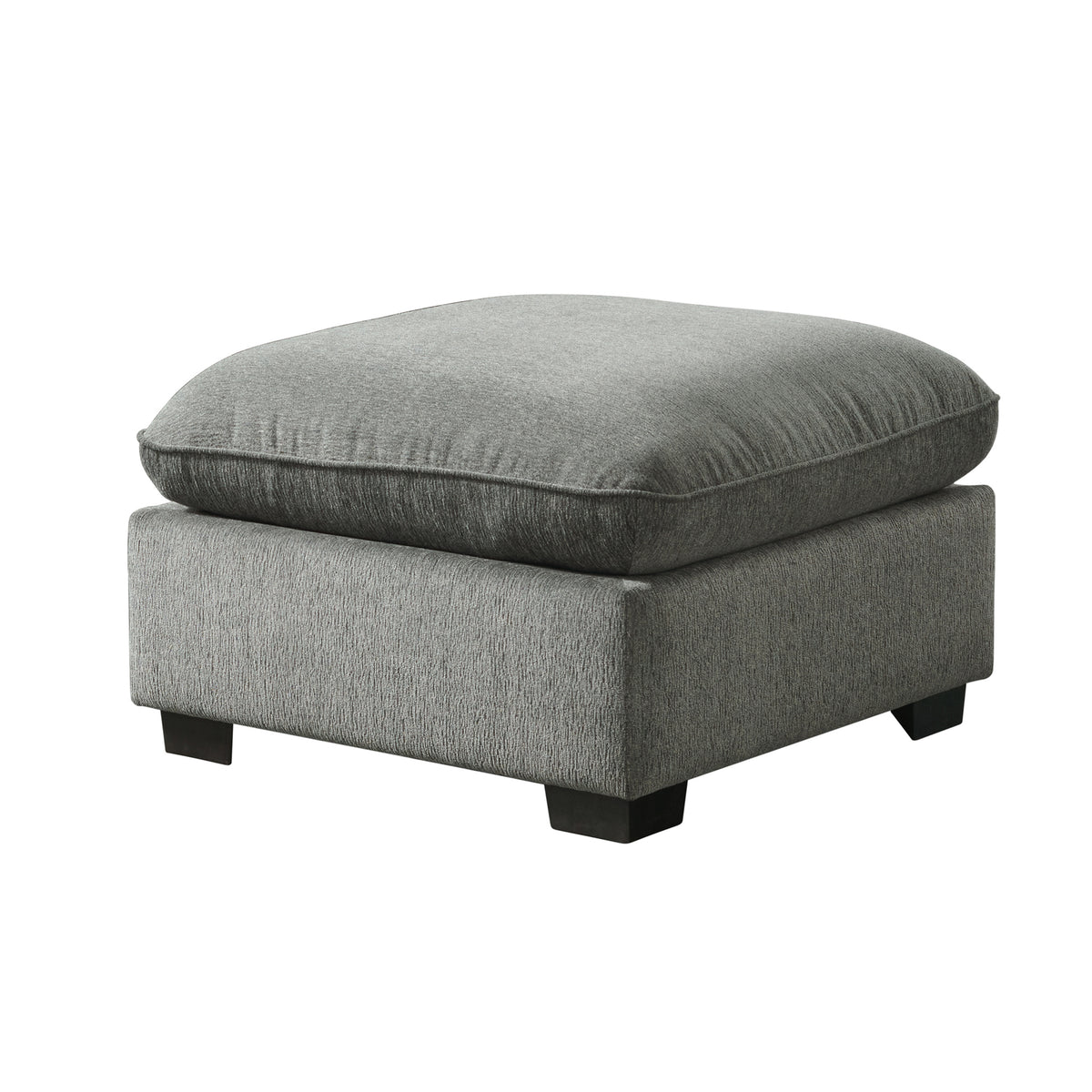 Deville Modular Ottoman In Nova Grey