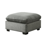 Deville Modular Ottoman In Nova Grey