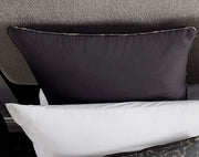 Dexton 9PC Queen Comforter Set Tan/Black