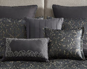 Dexton 9PC Queen Comforter Set Tan/Black