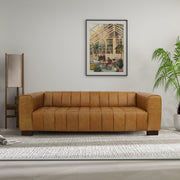 Dixon Waxy Tan Leather Sofa