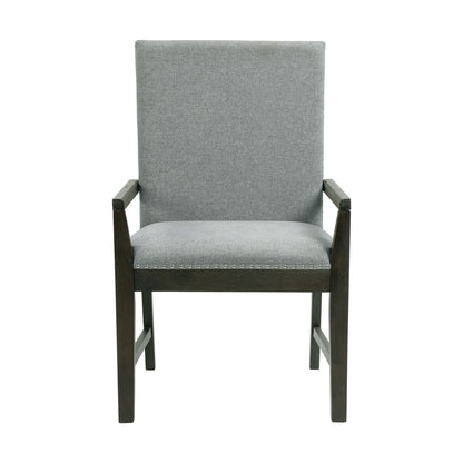 Donovan Upholstery Arm Chair Dark (2 Per Pack)