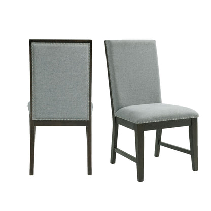 Donovan Upholstery Side Chair Dark (2 Per Pack)