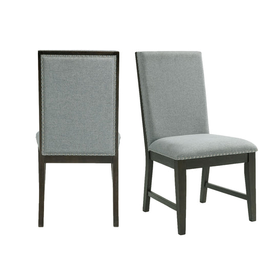 Donovan Upholstery Side Chair Dark (2 Per Pack)