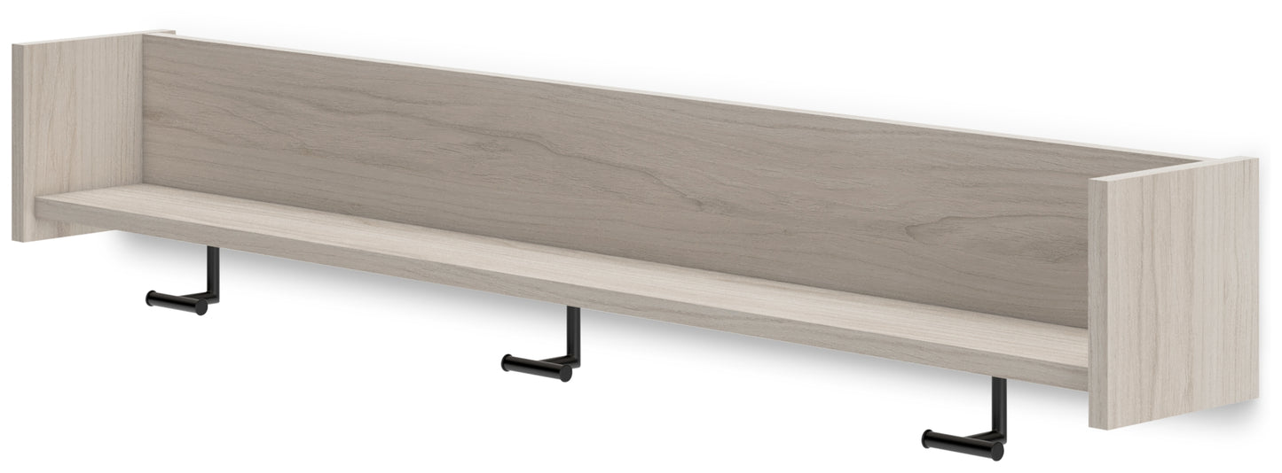 Socalle Wall Mounted Coat Rack w/Shelf