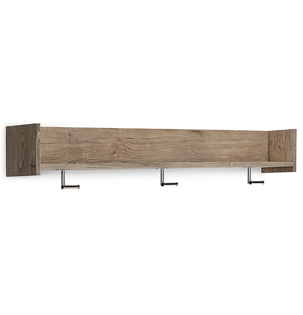 Oliah Wall Mounted Coat Rack w/Shelf