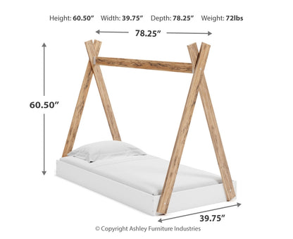 Piperton Twin Tent Complete Bed in Box
