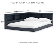 Simmenfort Full Bookcase Storage Bed
