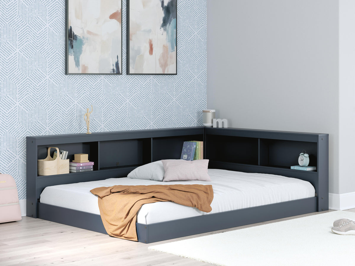 Simmenfort Full Bookcase Storage Bed
