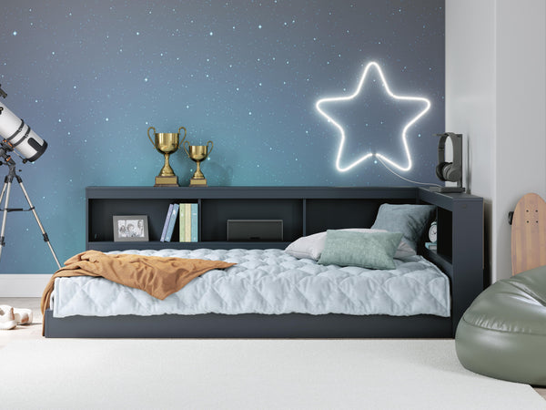Simmenfort Full Bookcase Storage Bed