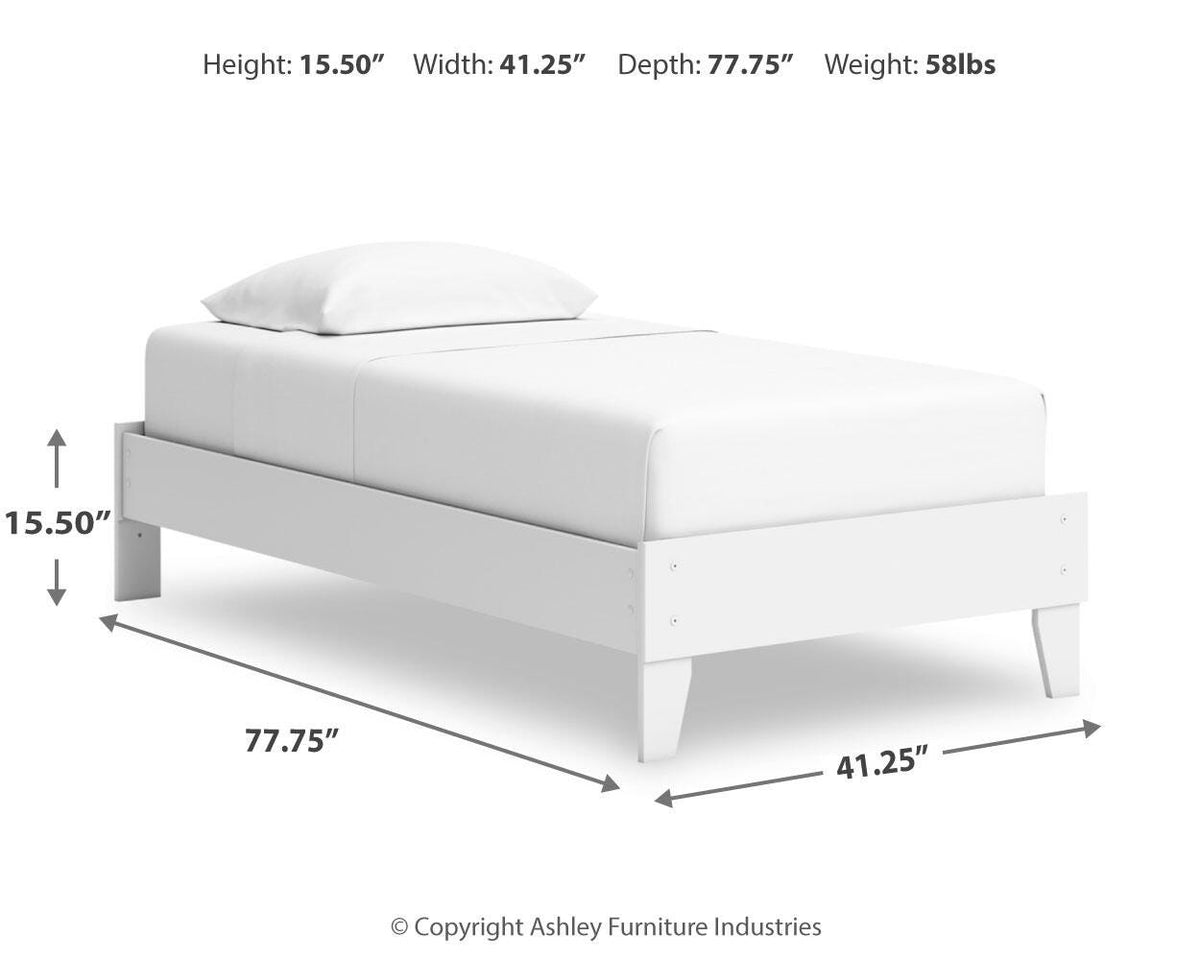 Hallityn Twin Platform Bed