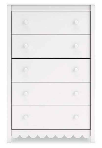 Hallityn Five Drawer Chest