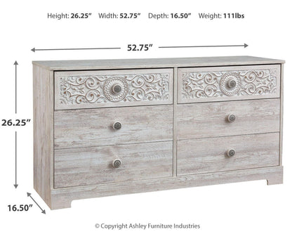 Paxberry Six Drawer Dresser